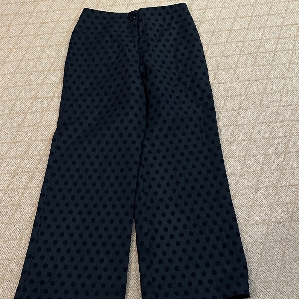 Black Polka Dot Pants